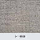 Taburete giratorio tapizado Marina, color Freijó, tela Frise claro