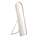 Espejo ovalado con base recta 170 x 70 cm con soporte de suelo